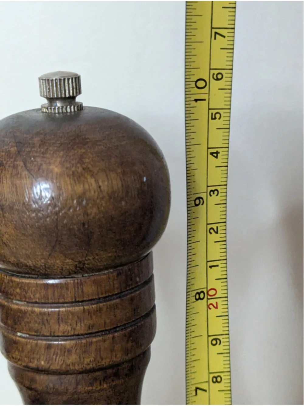 Unbranded Brown Wood Salt and Pepper Grinder Set One Size